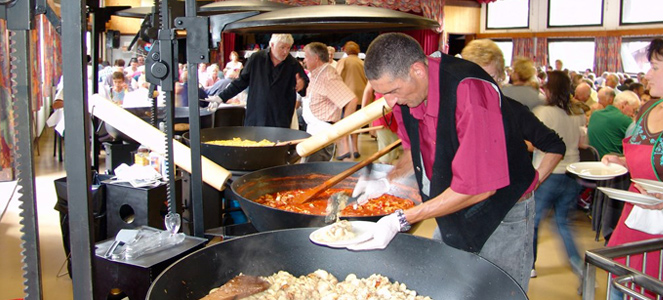 Diots tartiflette poêle géante